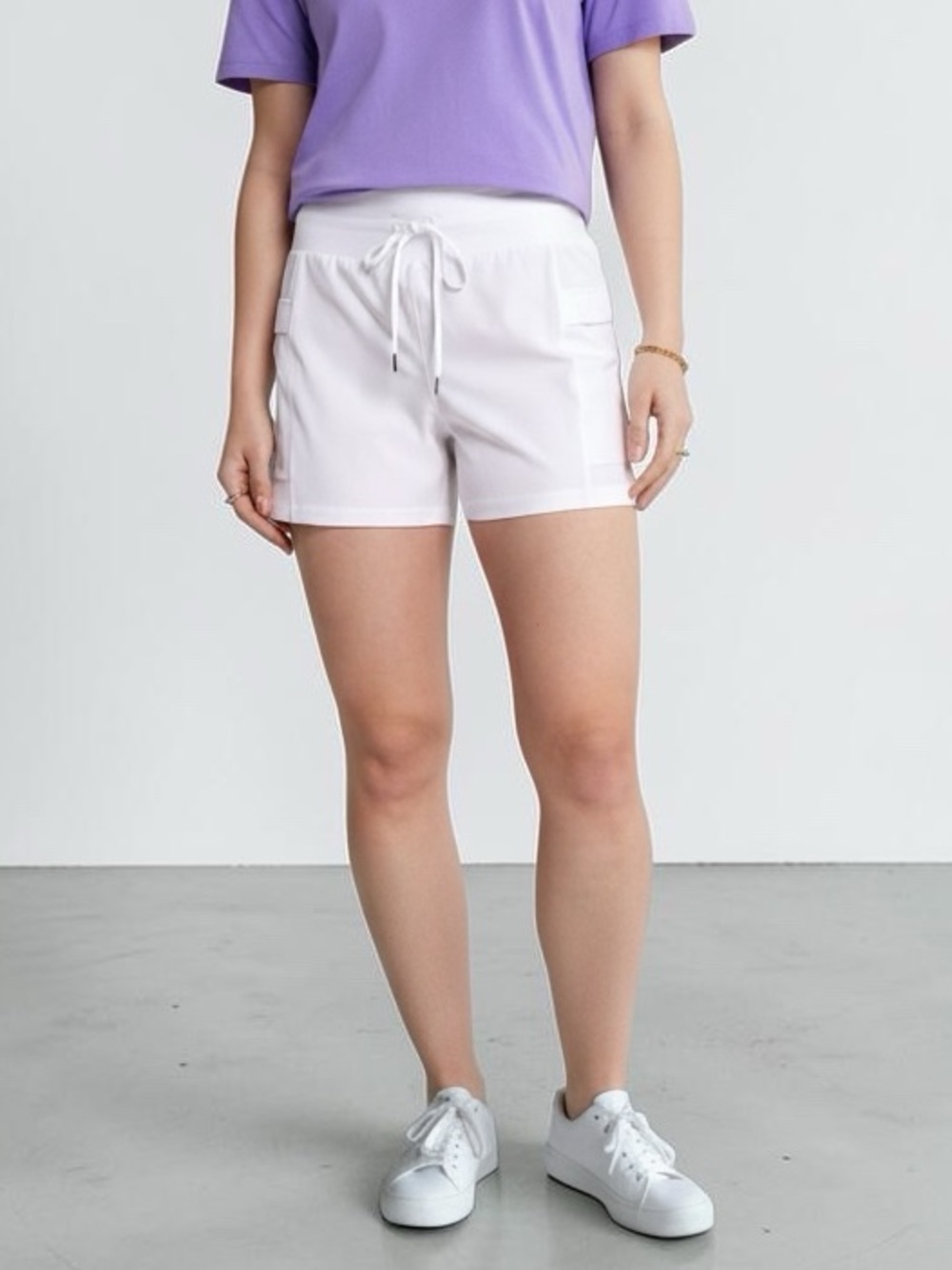 Calia Women’s TrueLight Cargo Shorts XL Pure White NWT